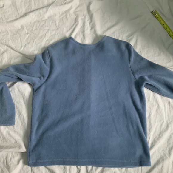 Embroidered Zippered Fleece Christmas Cardigan - Picture 2 of 8